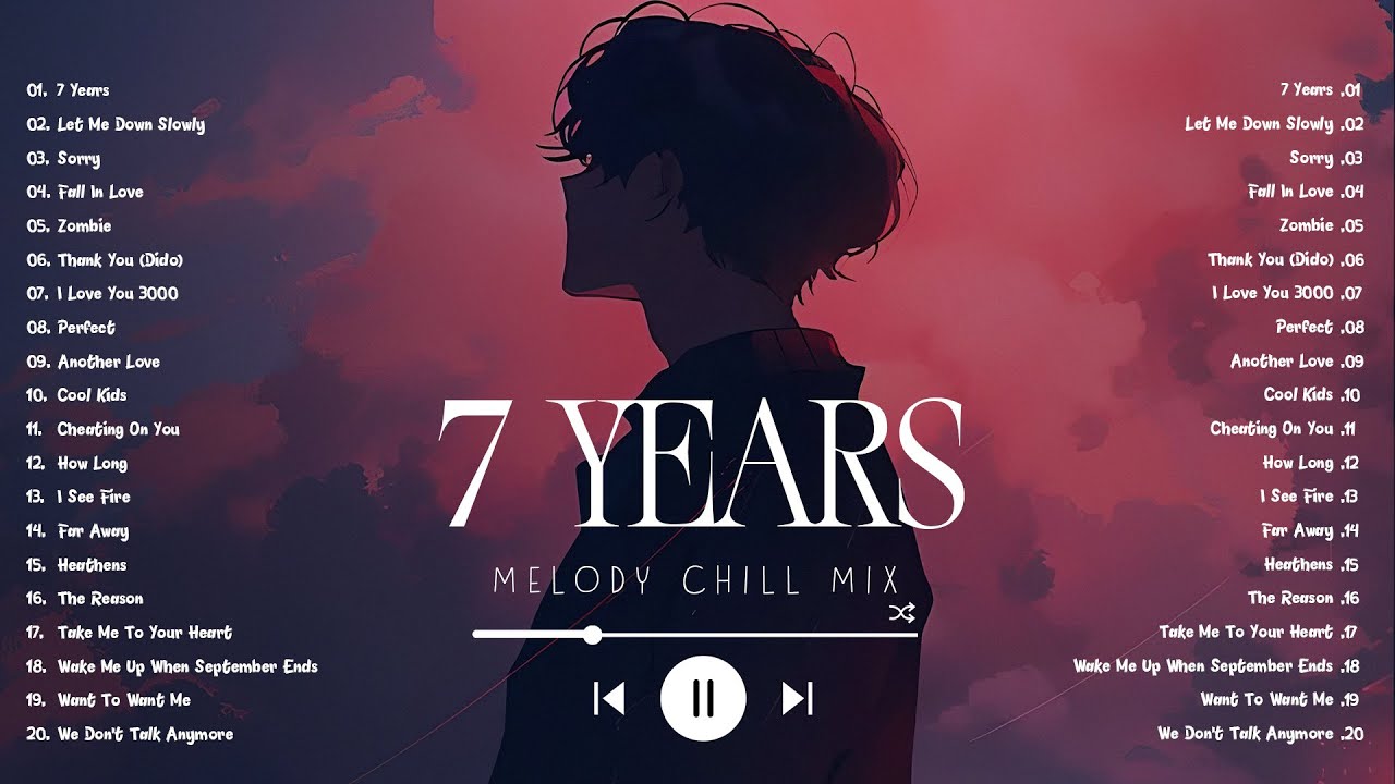 7 Years, Let Me Down Slowly | Sad Songs Playlist 2024, English Songs Chill Vibes Music Playlist