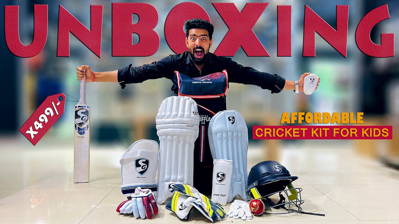 UNBOXING SG Junior Cricket Kit | 9 – 13 Years