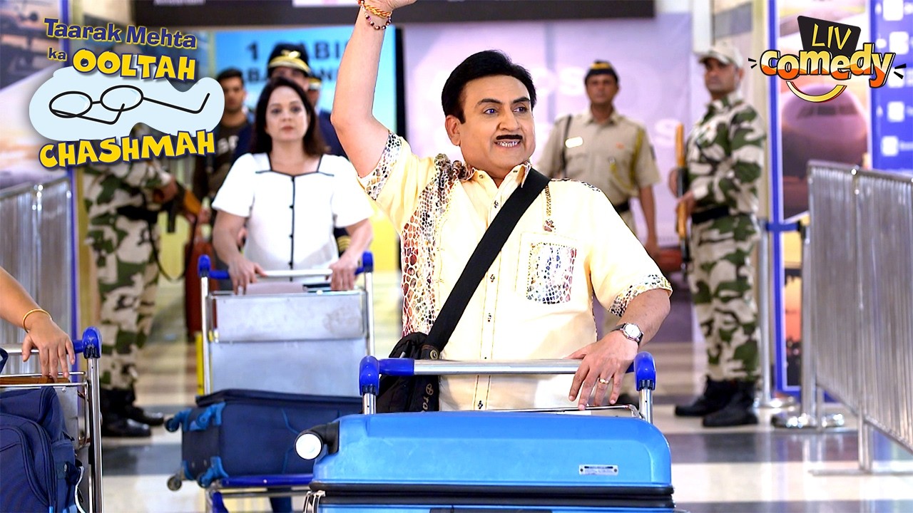 Airport पर हुआ Jethalal का Bag चोरी | Taarak Mehta Ka Ooltah Chashmah | Full Movie