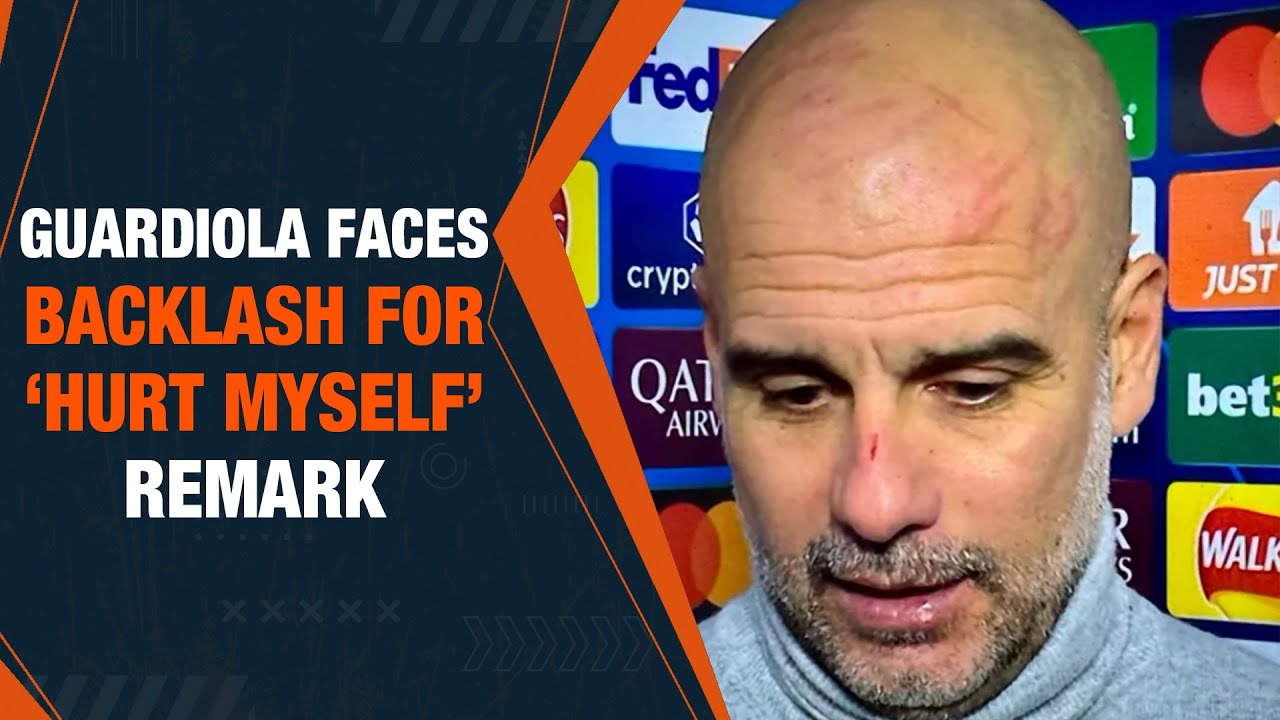 Pep Guardiola Courts Controversy Over His Self-harm Remarks After Man City Draw With Feyenoord | UCL