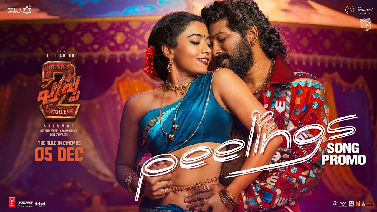 PEELINGS Song – Promo | Pushpa 2 The Rule | Allu Arjun | Rashmika Mandanna | Sukumar | DSP