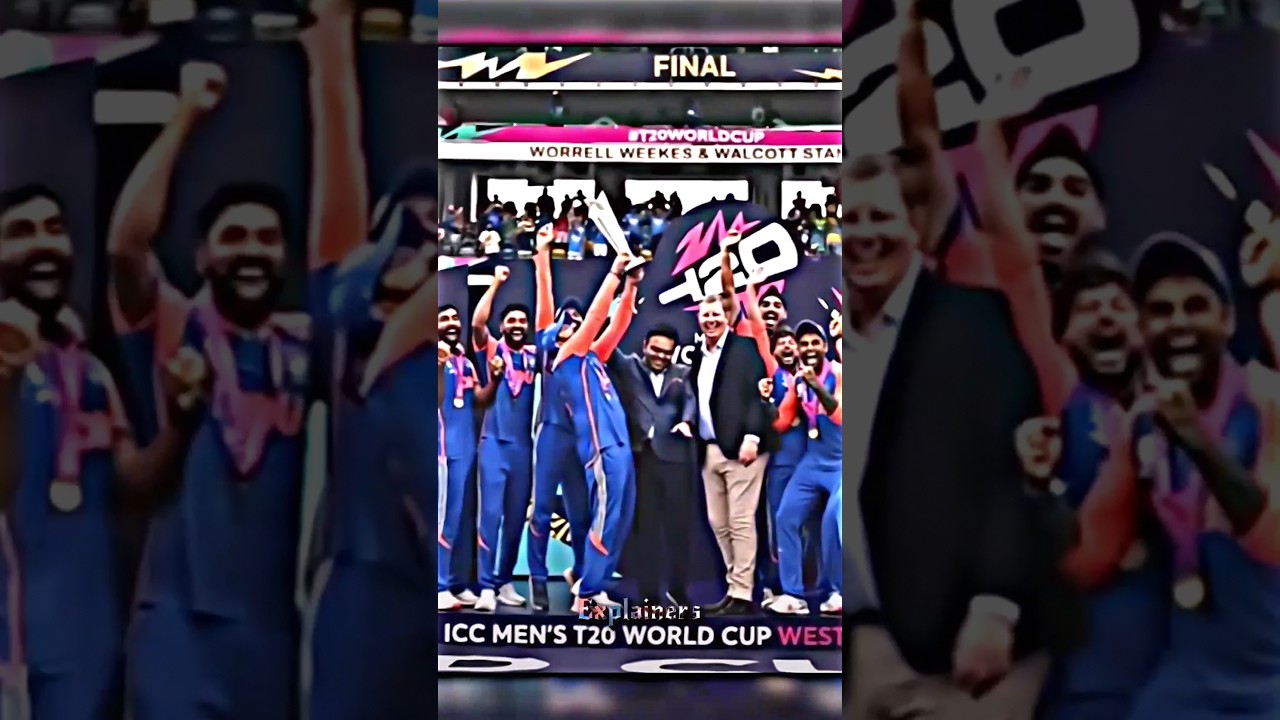 😍 India Won The T20 World Cup Of 2024 💙 🇮🇳  #shorts