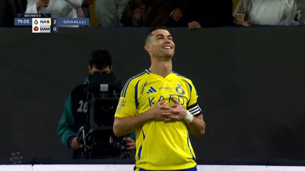 Cristiano Ronaldo Tonight Masterclass With Al Nassr Vs Damac FC | 1080i HD