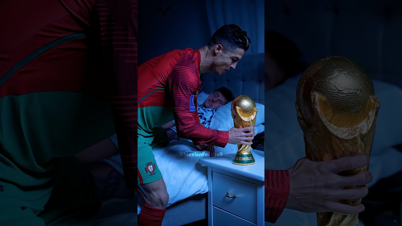 Ronaldo Steals World Cup 😂