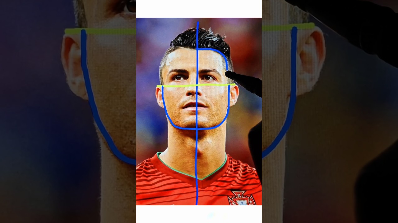 How To Draw A Ronaldo Tutorial ||#drawing #draw #art #ronaldo #shorts #short