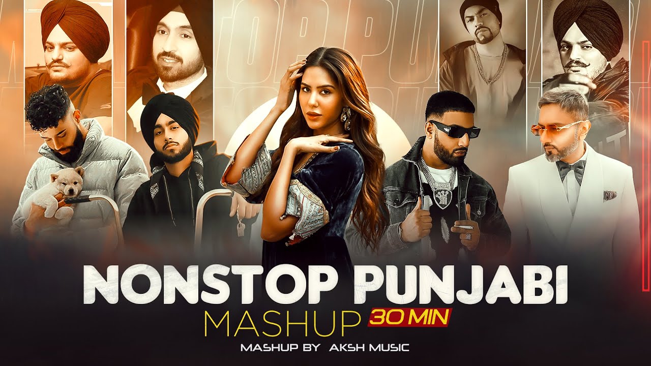 Nonstop Punjabi Mashup (30 Mins) | Shubh Ft.Sonam Bajwa | Ap Dhillon | Nonstop Jukebox 2024 |Dj AKSH