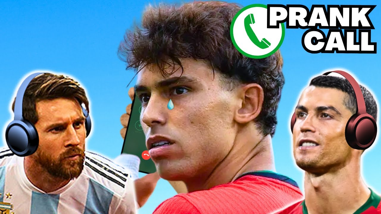 Messi u0026 Ronaldo PRANK CALL João Felix!