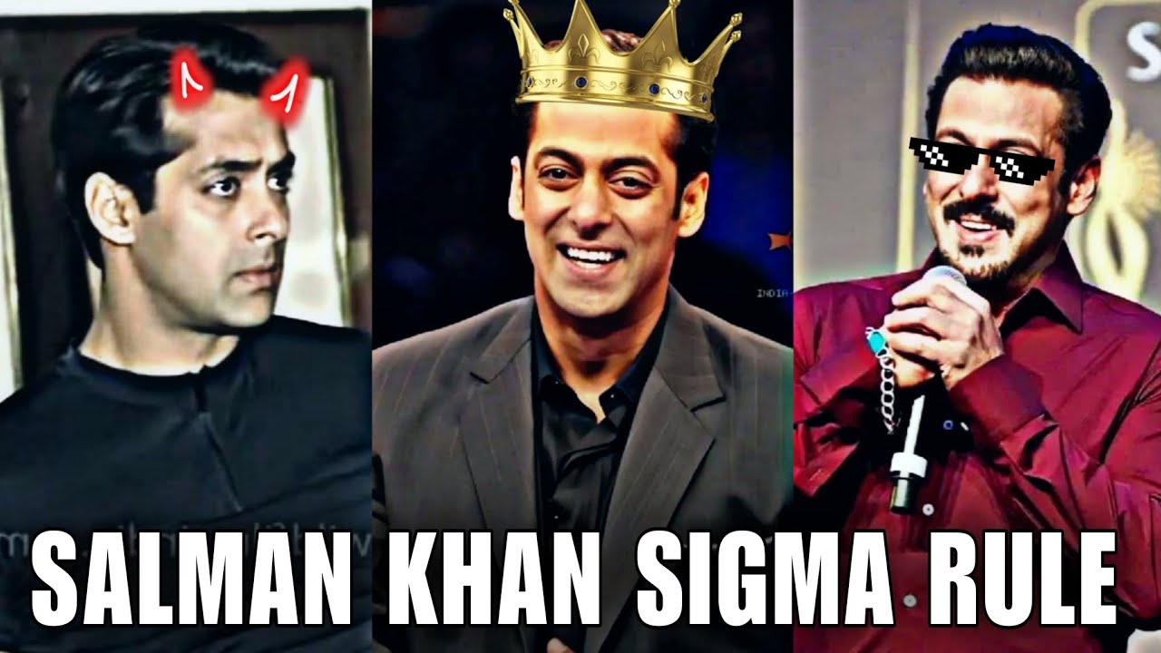 Salman Khan Sigma Rule | Salman Khan Savage Moments | Salman Khan Chad Memes | Meme Compilation