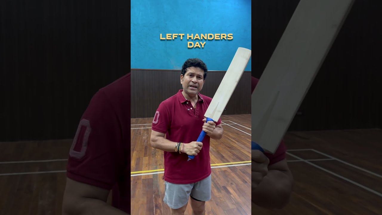 Sachin Tendulkar Bats u0026 Bowls Left-handed| सचिन तेंदुलकर ने की बाएं हाथ से बैटिंग और बॉलिंग