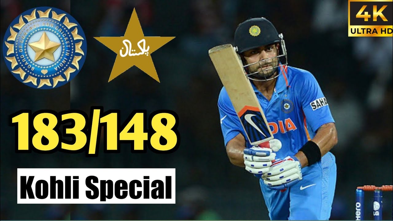 Virat Kohli 183(148) Vs Pakistan 2012 Asia-Cup Match Ball-by-Ball Highlights | King Kohli Century