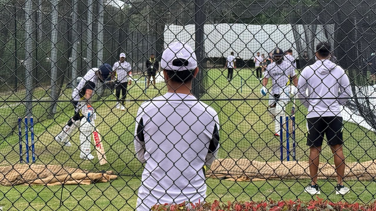 EXCLUSIVE: Virat Kohli And Rohit Sharma Practice With Pink Ball In Rainy Canberra