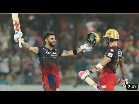 Virat Kohli 100 Vs Srh Batting Highlights..18 May 2023..