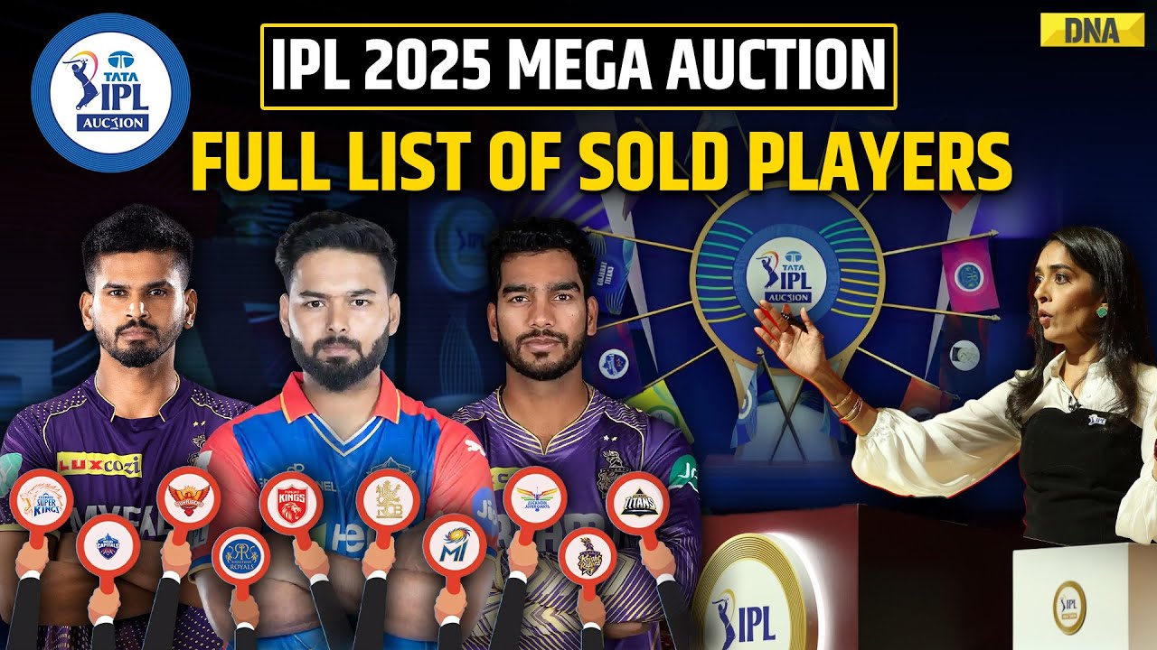 IPL Auction 2025: IPL 2025 Auction Day 1 Highlights, Full List Of Players Sold In IPL Mega Auction