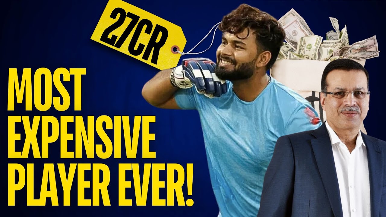 🚨 Record Breaking: Rishabh Pant Becomes The Most Expensive Player #AakashVani #IPLAuction