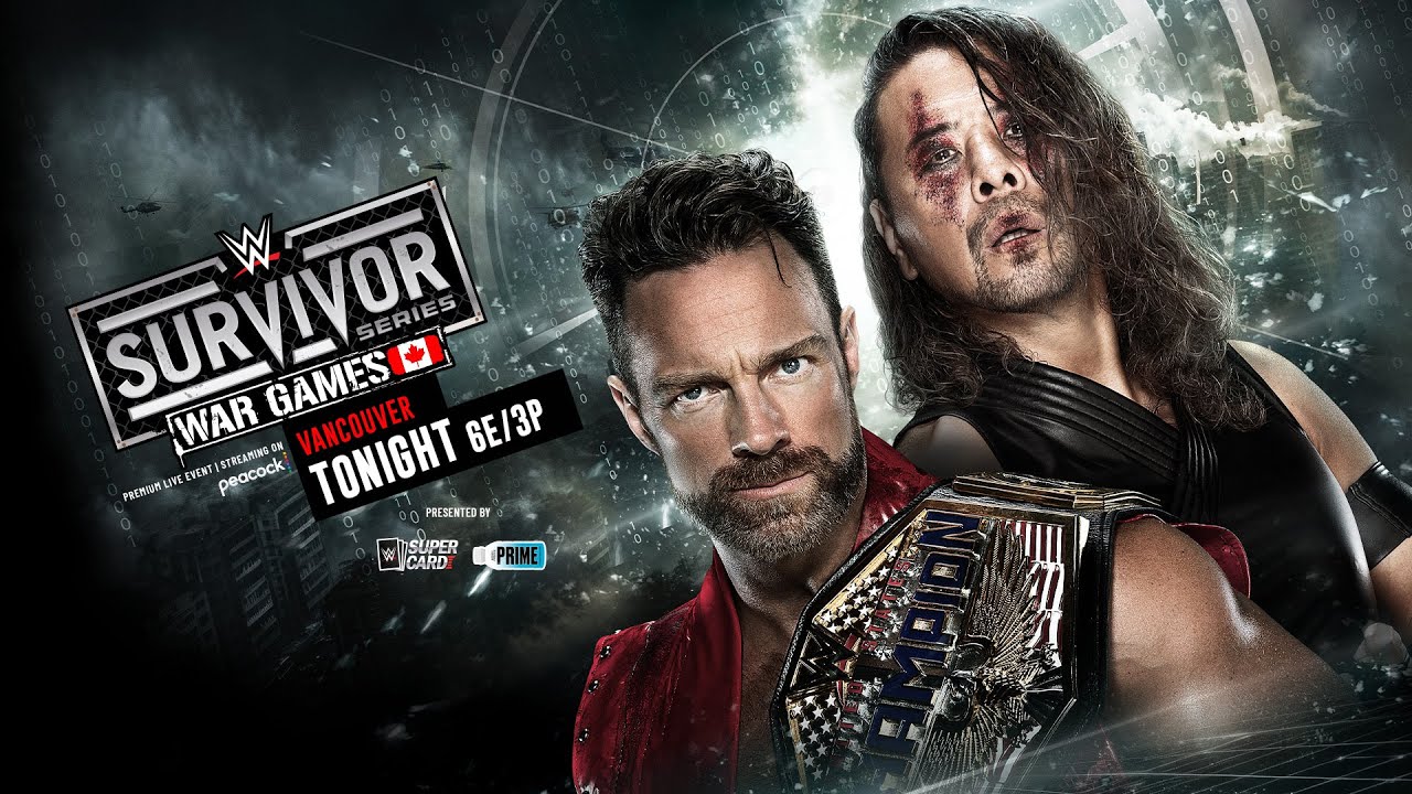 LA Knight Vs. Shinsuke Nakamura – United States Title Match: Survivor Series: WarGames Hype Package