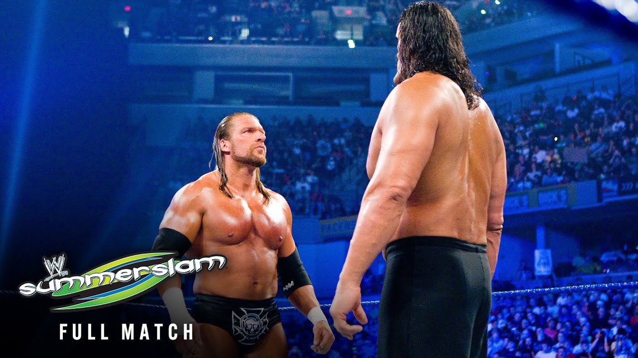 FULL MATCH: Triple H Vs. The Great Khali — WWE Title Match: SummerSlam 2008