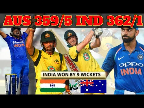 India Chase Down 362-1 – India Vs Australia 2nd ODI 2013 Highlights