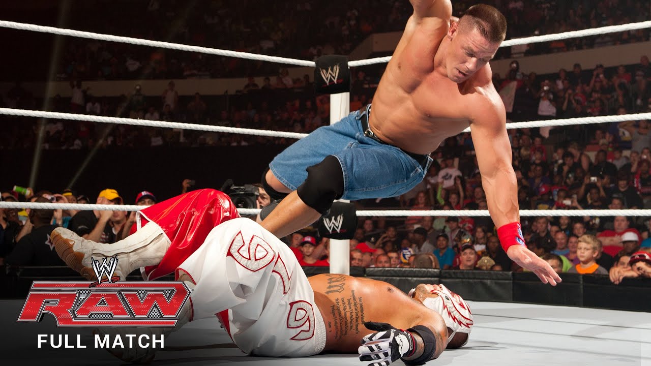 FULL MATCH – Rey Mysterio Vs. John Cena – WWE Title Match: Raw, July 25, 2011