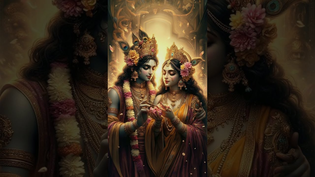 Shyama Aan Baso Vrindavan Mein 💞/ Krishna Status #radhakrishna #trending #songs#shorts#devotional