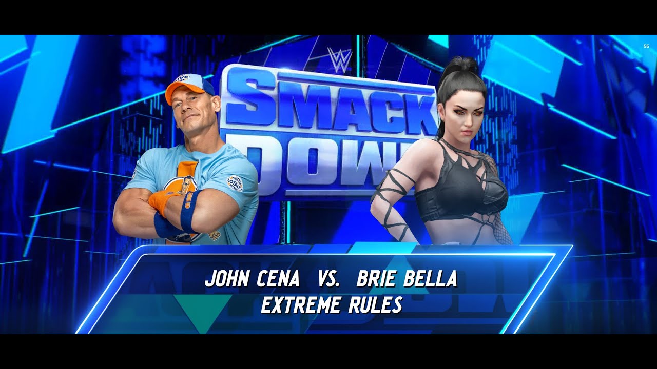 John Cena Vs Brie Bella | WWE SmackDown Extreme Rules Live Match