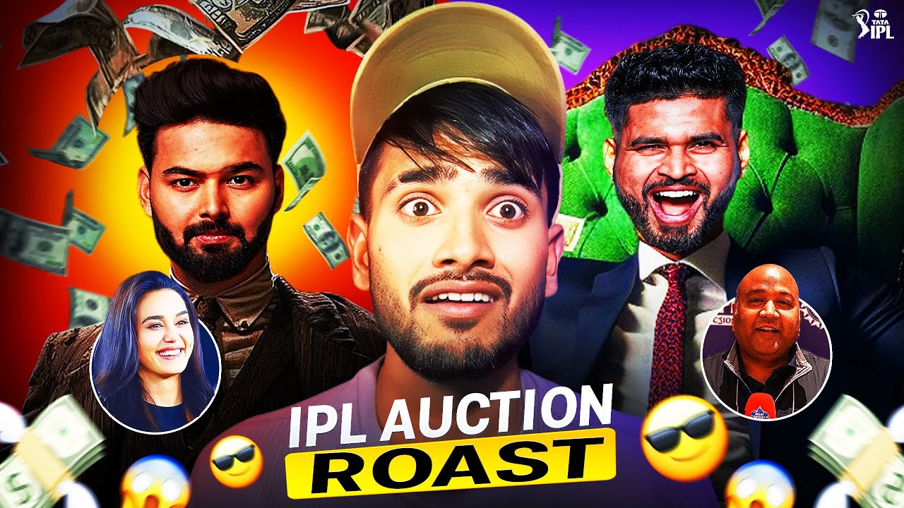 IPL 2025 AUCTION ROAST☠️ RISHABH PANT 27CR🤯 IPL AUCTION 2025