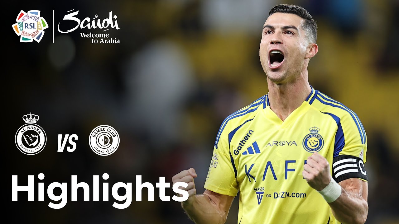 A GOAT Performance By #CR7🔥 | Al Nassr 2 – 0 Damac | Highlights Presented By Visit Saudi