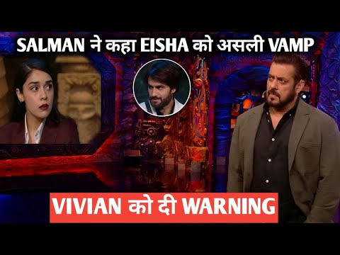 Bigg Boss 18 Weekend Ka Vaar Salman Ne Kaha Eisha Ko Ghar Ki Asli Vamp