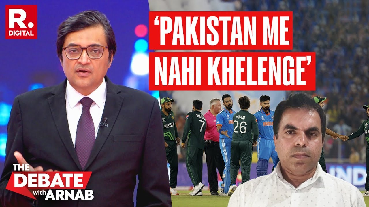 New York Me Khele, Pakistan Me Nahi Khelenge | Arnab To Pak Journalist Ejaz Wasim