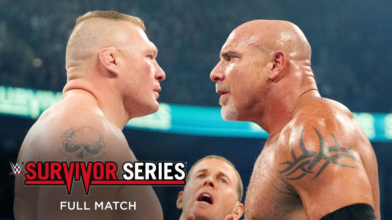 FULL MATCH: Goldberg Vs. Brock Lesnar: Survivor Series 2016