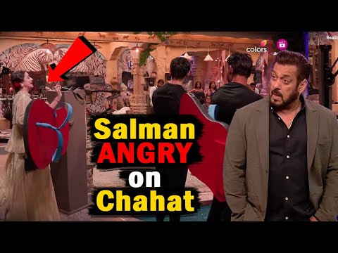 Bigg Boss 18 Today Episode Promo Salman Khan Angry On Chahat Pandey #bb18