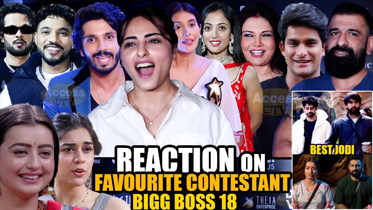 Celebrities React On Thier Favourite Contestants Of Bigg Boss 18 | Vivian,Avinash,Eisha,Rajat,Chahat