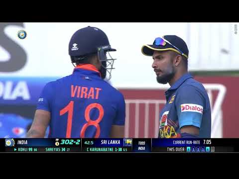 VIRAT KOHLI 166*(110) Vs SRI LANKA |3RD ODI 2023 |