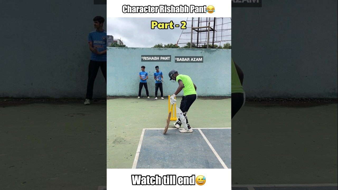 Character Rishabh Pant In World Cup😂(Part-2) #shorts #cricket