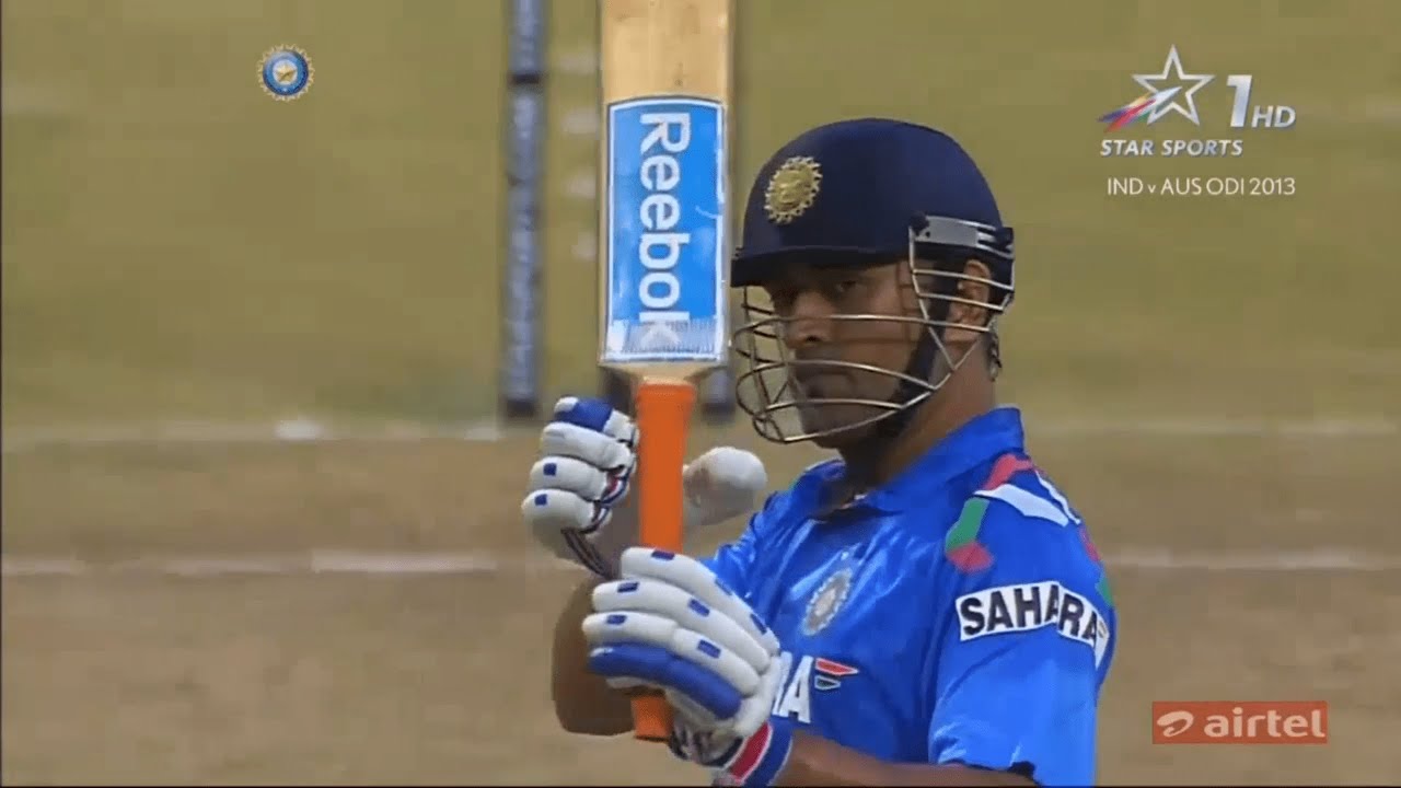 MS Dhoni 62 (38) Vs Australia 7th Odi 2013 , Bengaluru (Ball By Ball)