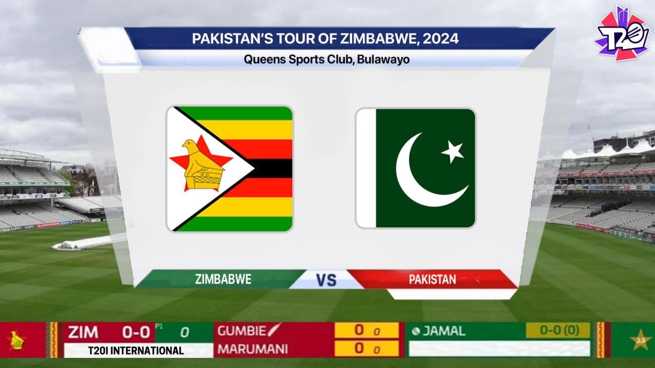 🔴 Live: Pakistan Vs Zimbabwe Live – 1st T20 | PAK Vs ZIM | Pakistan Live Match Today – 1ST INNINGS