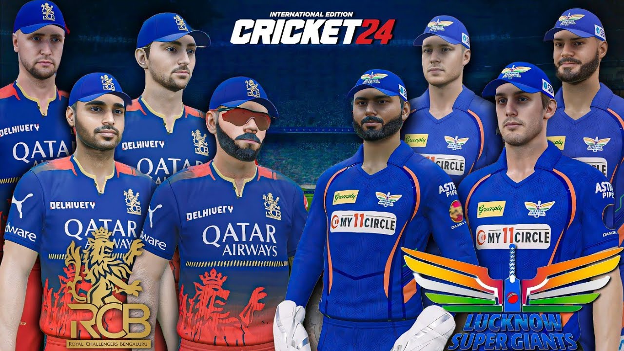 VIRAT KOHLI Vs RISHABH PANT: Who’s Stronger RCB Vs LSG Full Squad Of IPL 2025|Cricket 24 Gameplay