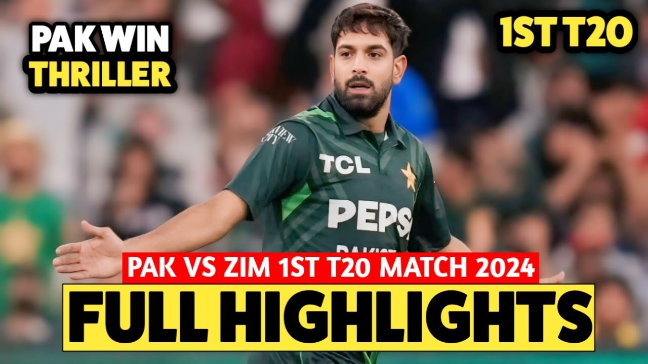 Full Highlights – Pakistan Vs Zimbabwe 1st T20 Match Highlights 2024 | PAK VS ZIM