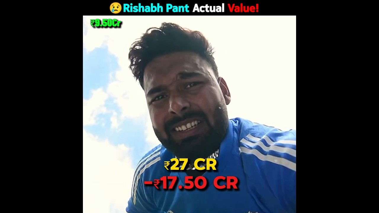 Actual Value For Rishabh Pant..!! 🥺