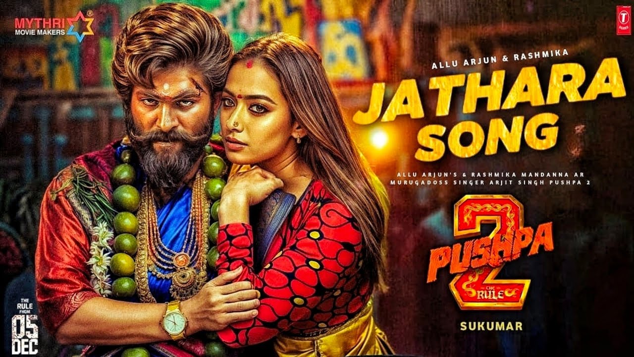 Pushpa 2 Song – Jathara | Allu Arjun | Rashmika Mandanna | Peelings Song Pushpa 2