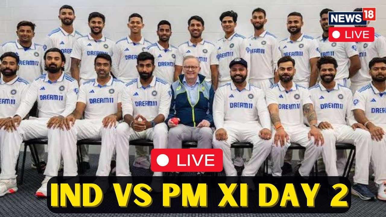 LIVE India Vs Australia PM XI Day 2 |India Win By 6 Wickets But Continue To Bat Through | N18L