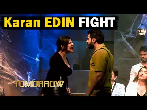 Bigg Boss 18 Today Episode Promo Karan Edin Rose Fight Nomination Task #bb18