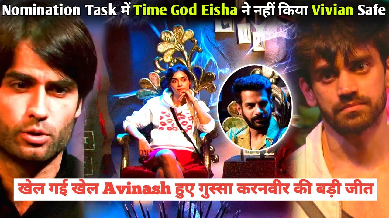 Bigg Boss 18 Live: Nomination Task Did Time God Eisha Singh Save Vivian Dsena Avinash Won Karanveer