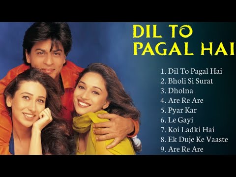 Dil To Pagal Hai Movie All Songs || Audio Jukebox || Shahrukh Khan u0026  Madhuri Dixit,Karishma