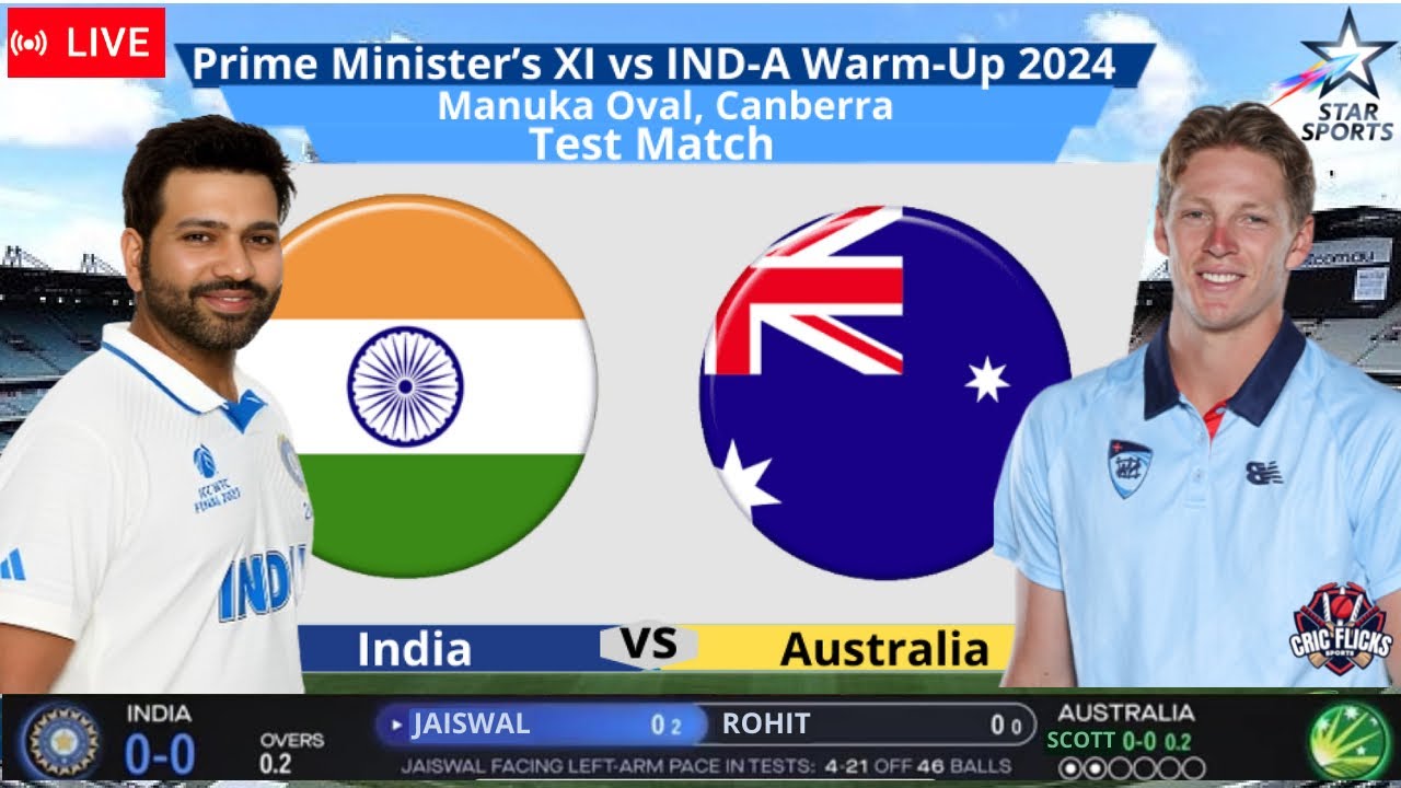 🔴 Live: India Vs Australia – Test Match | IND Vs AUS Live Match Today #indvsaus #cricket