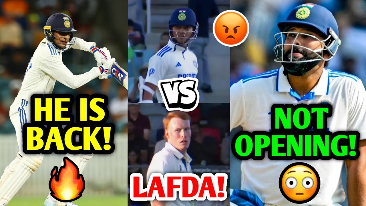 Yashasvi Jaiswal LAFDA 😡 Rohit Sharma NOT OPENING 😳 India Vs Australia PMXI Practice Match News