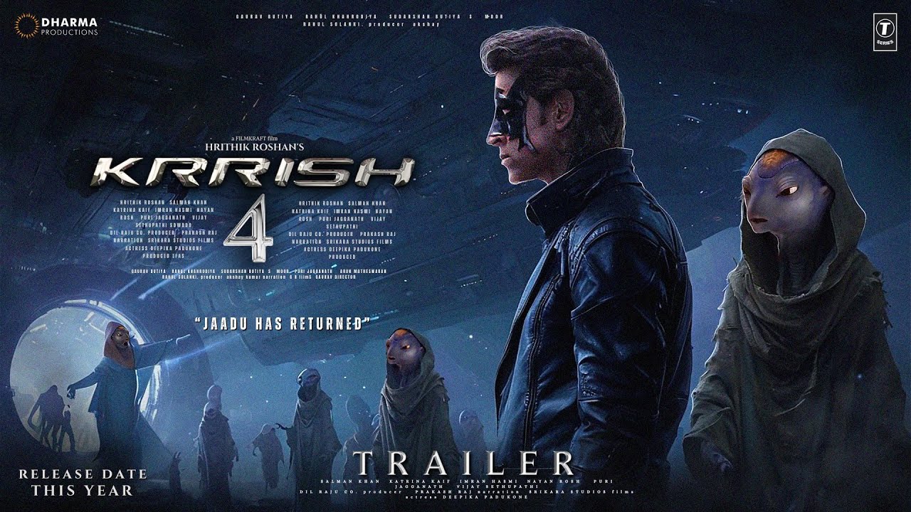 KRRISH 4: Jaadu Returns – Trailer | Hrithik Roshan | Bobby Deol | Tiger Shroff, Amitabh B | In 2025