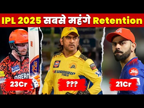 Most Expensive Retentions Of IPL 2025