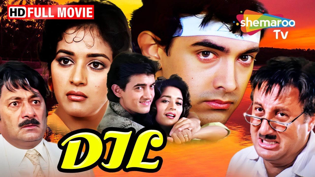 Dil – Aamir Khan (HD u0026 Eng Subs) | Madhuri Dixit | Anupam Kher – Hit Bollywood Romantic Movie