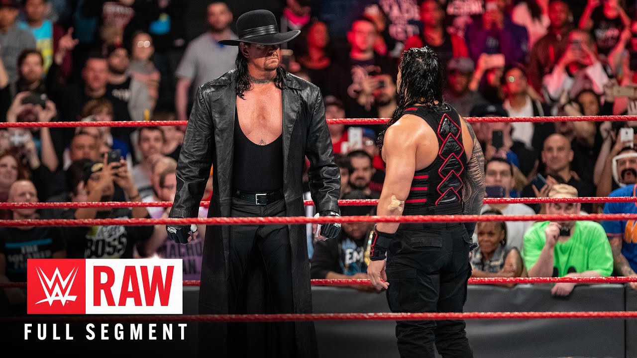 FULL SEGMENT — The Undertaker Challenges Roman Reigns: Raw, March 6, 2017