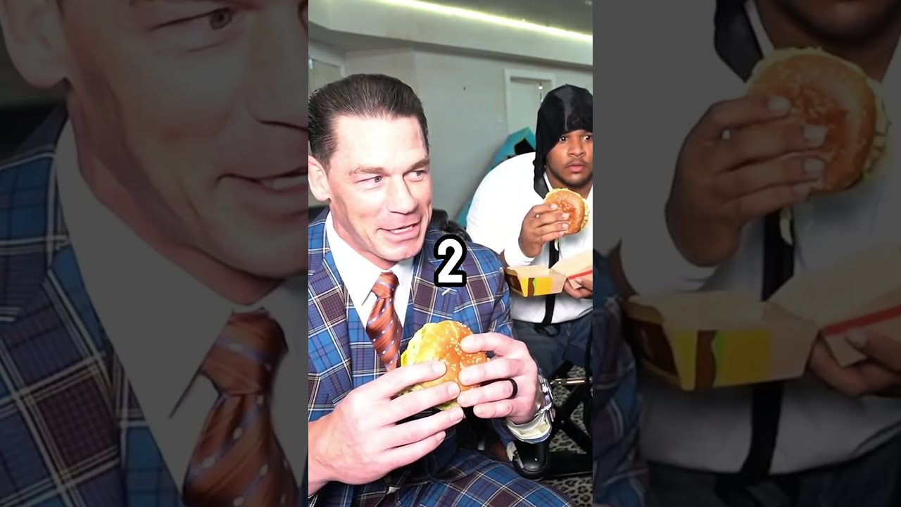 Kai Cenat JOHN CENA TRIES CHICKEN BIG MAC! 🤔😂